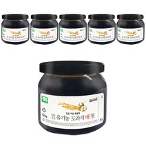 조은약초 유기농 도라지 배 청, 160g, 6개