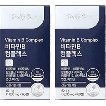 데일리원 비타민B 컴플렉스, 60정, 2통