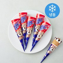 롯데웰푸드 월드콘 아이스크림 (냉동), 160ml, 5개입, 1개