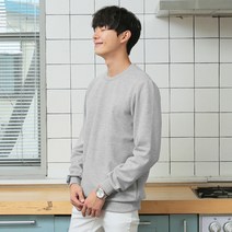 머시따 누구나 편하게 즐겨입는 무지 맨투맨