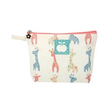 코니아일랜드 어린이집 준비물 방수파우치, 빈티지지라프 아이보리, 1개