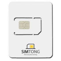 심통 동남아 6개국 공용 유심칩, 4일, 매일 2GB 소진후 저속무제한