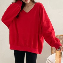 빅걸스토리 여성용 원더 브이 맨투맨