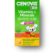 세노비스 키즈 트윈스 칼슘디 칼슘+비타민D, 60정, 2개
