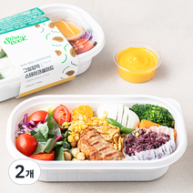 슬림쿡 그릴함박 스테이크 샐러드, 300g, 2개