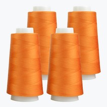 유니크 프리미엄 OWL 코아사 45수2합 4p, 13 오렌지, 4개