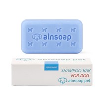 아인솝 강아지 비누 페퍼민트향 + 비누거품망, 90g, 1세트