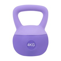 빼다 슬라임 스윙 소프티 케틀벨, 4kg, 핑크