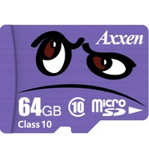 [메모리32g] 액센 CLASS10 UHS-1 마이크로 SD 카드, 64GB