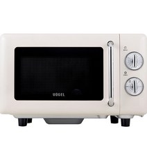 보겔 레트로 플랫 전자레인지 크림 다이얼식 20L, VOG-2021CW