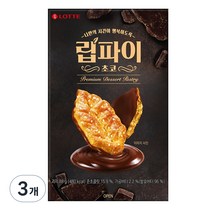 롯데제과 립파이 초코, 88g, 3개
