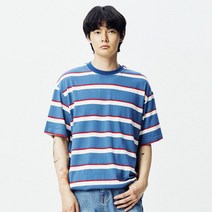 콰이어티스트 보더 스트라이프 티셔츠 21SS2PT501