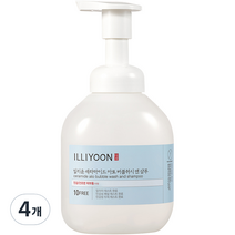 일리윤 세라마이드 아토 버블워시 앤 샴푸, 400ml, 4개