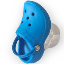 라젠다 귀여운 컬러 슬리퍼 모양 휴대폰 그립톡, 블루, 1개