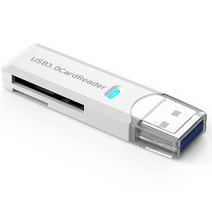 [ssd30리더기] 구스페리 USB 3.0 SD / TF 카드 리더기, 화이트