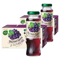 자연은 140일 포도주스, 180ml, 24개