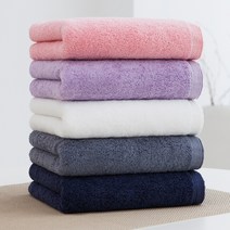 기라로쉬 호텔수건 190g 40수 코마사, 혼합(핑크 + 바이올렛 + 화이트 + 그레이 + 네이비), 5개