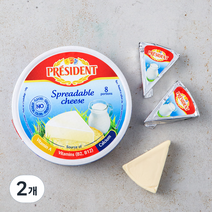 프레지덩 프로마지 퐁듀 8포션 치즈, 140g, 2개