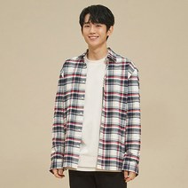 마인드브릿지 남성용 순면 체크 셔츠 MUWS6151