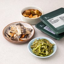 집반찬연구소 베스트반찬 3종 B세트 느타리버섯볶음 90g + 미역줄기볶음 60g + 양파고추장아찌 150g, 1세트