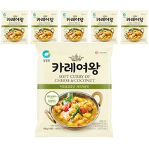 청정원 카레여왕 치즈 앤 코코넛, 108g, 6개