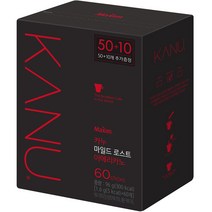 카누 콜롬비아 블렌드 마일드 로스트 아메리카노 0.9g 원두커피믹스, 60개입, 1개