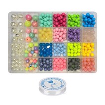 리니팜 24칸 파스텔 비즈 공예 세트, 둥근 파스텔, 1세트