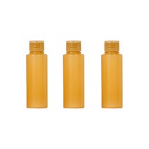 더자카 베이직 똑딱 공병 100ml, 살구, 3개입