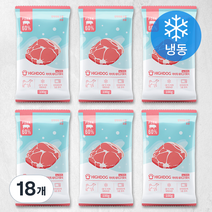 하이독 강아지 화식사료 (냉동), 돼지, 18개, 100g