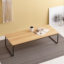 조은세상 딜리스 좌식 테이블 1200 x 480 mm, 블랙