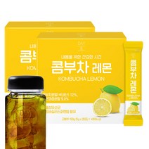 데이앤 콤부차 레몬 5g x 30p 2개 + 트라이탄 보틀, 1세트