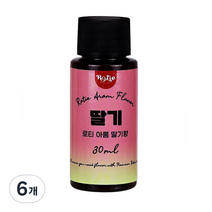 로티 식품향료 딸기향 아롬 30ml, 30g, 6개