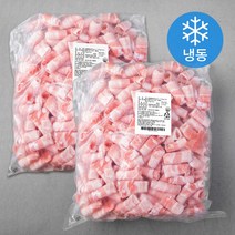 미트코리아 덴마크산 돌돌이 대패삽겹살 2mm (냉동), 2.5kg, 2봉