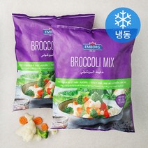 [마당발] [쿠팡수입] 엠보그 브로콜리 믹스 (냉동), 750g, 2입