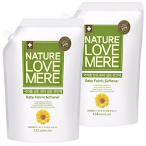 네이쳐러브메레 꽃을 담은 유아 섬유유연제 국화꽃향 리필, 1300ml, 2개입