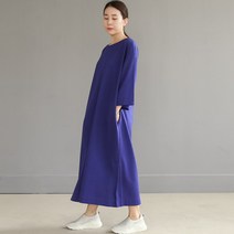 시오타 7부 옆트임 원피스