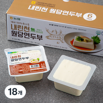 내린천원당 연두부, 160g, 18개