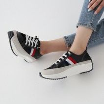 단골언니 여성용 쿠퍼 밴딩 키높이 스니커즈