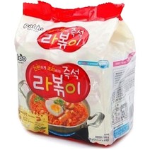 팔도 라볶이 봉지라면, 4개