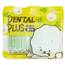 강아지 간식 덴탈플러스 덴탈껌 450g, 청사과, 1개
