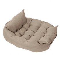 펫투비 벨벳 사각 방석, 브라운