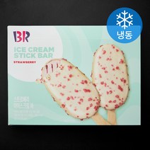 배스킨라빈스 스트로베리 아이스크림 바 4개입 (냉동), 360ml, 1개
