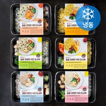 곰곰 간편한 식단 도시락 6종 혼합 세트 (냉동), 1세트