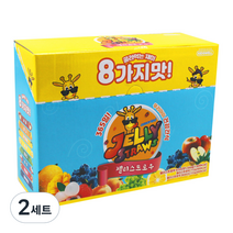 젤리스트로우 19.3g x 10p x 8종 젤리 세트, 1544g, 2세트