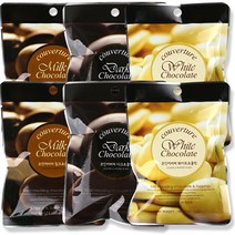 코인커버처 홈베이킹 초콜렛 세트, 다크 90g x 2p + 화이트 90g x 2p + 밀크 90g x 2p, 1세트