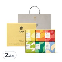 오설록 오땡큐 티백 선물 세트 E, 티백 6종 x 5p, 2세트