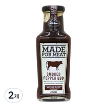 퀴네 스모크드페퍼 바베큐소스, 235ml, 2개