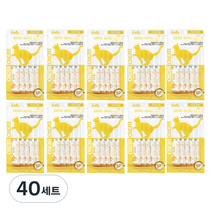 더캣츠 미니 베로베로 골드 고양이간식 10g x 5p, 치즈크림맛, 40세트
