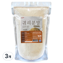 갑당약초 귀리 오트밀 분말, 1100g, 3개