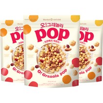 오그래놀라 팝 크랜베리 아몬드, 520g, 3개